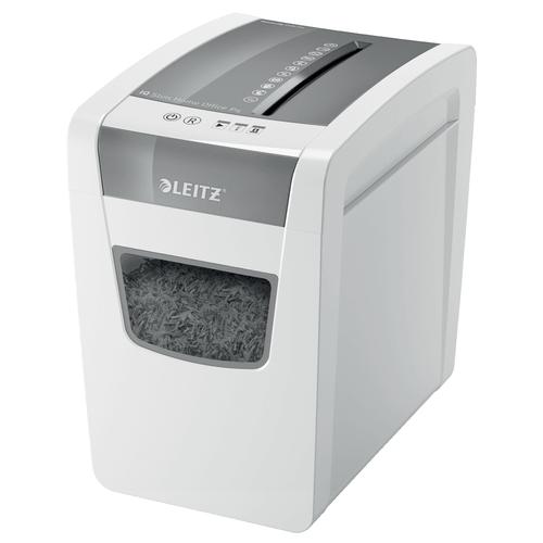 Leitz IQ Slim Office P-4 triturador de papel Corte cruzado 22 cm Blanco - Imagen 1