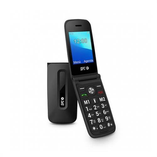 Telefono movil spc titan black tipo tapa - dual sim - 2.4pulgadas - radio - bluetooth - usb tipo c - Imagen 1