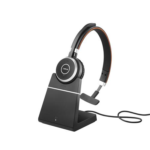 Jabra Evolve 65 MS Mono Auriculares Inalámbrico y alámbrico Diadema Oficina/Centro de llamadas MicroUSB Bluetooth Negro - Imagen