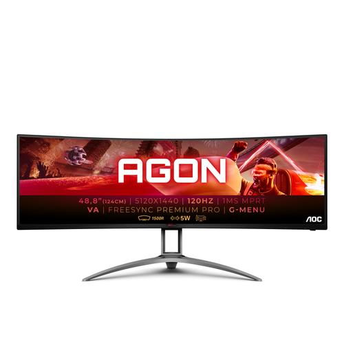 AOC AGON 3 AG493UCX pantalla para PC 124,5 cm (49") 5120 x 1440 Pixeles LED Negro - Imagen 1
