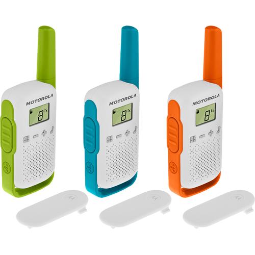 Motorola T42 two-way radios 16 canales Azul, Verde, Naranja, Blanco