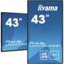 iiyama LH4370UHB-B1 pantalla de señalización Pantalla plana para señalización digital 108 cm (42.5") VA 700 cd / m² 4K Ultra HD 