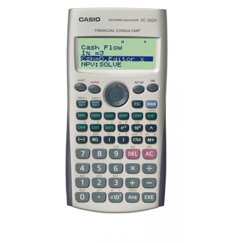 FC-100V calculadora Bolsillo Calculadora financiera Gris