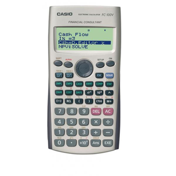 FC-100V calculadora Bolsillo Calculadora financiera Gris - Imagen 1
