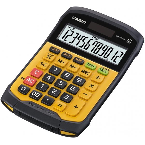 WM-320MT calculadora Bolsillo Pantalla de calculadora Negro, Amarillo - Imagen 1