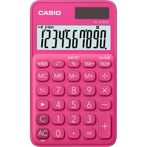 SL-310UC-RD calculadora Bolsillo Calculadora básica Rojo