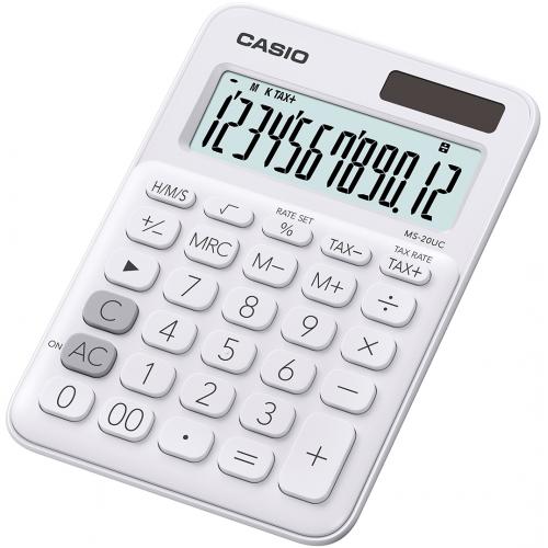 MS-20UC-WE calculadora Escritorio Calculadora básica Blanco