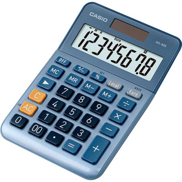 MS-80E calculadora Bolsillo Calculadora financiera Azul - Imagen 1