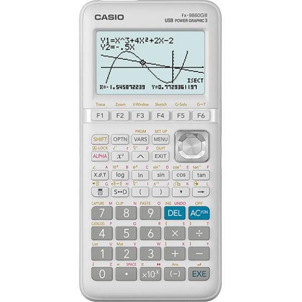 FX-9860GIII calculadora Bolsillo Calculadora gráfica Blanco - Imagen 1