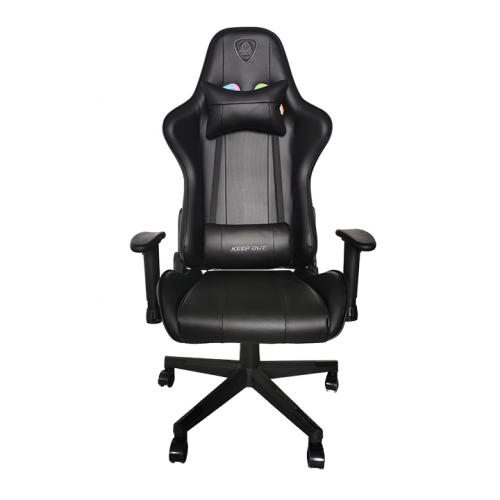 XSRGB-RACING silla para videojuegos Silla para videojuegos universal Asiento acolchado Negro - Imagen 1