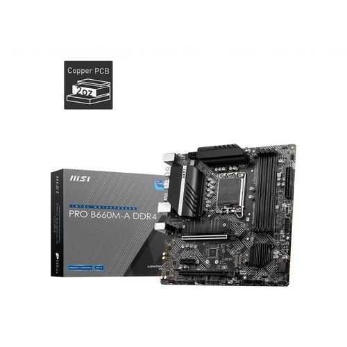 MSI PRO H610M-G DDR4 placa base Intel H610 LGA 1700 micro ATX - Imagen 1