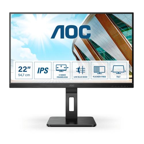 AOC P2 22P2DU LED display 54,6 cm (21.5") 1920 x 1080 Pixeles Full HD Negro - Imagen 1