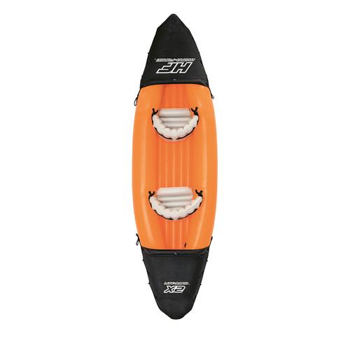 Bestway 65077 - kayak hinchable hydro - force lite - rapid con remos 2 personas 321 x 88 x 44 cm