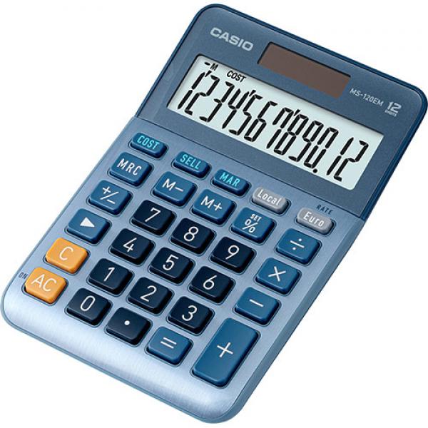 MS-120EM calculadora Escritorio Pantalla de calculadora Azul - Imagen 1