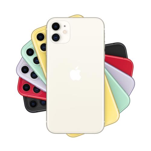 iPhone 11 15,5 cm (6.1") SIM doble iOS 14 4G 128 GB Blanco