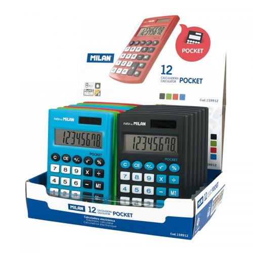 159912 calculadora Bolsillo Calculadora básica Multicolor - Imagen 1