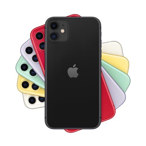 iPhone 11 15,5 cm (6.1") SIM doble iOS 14 4G 128 GB Negro