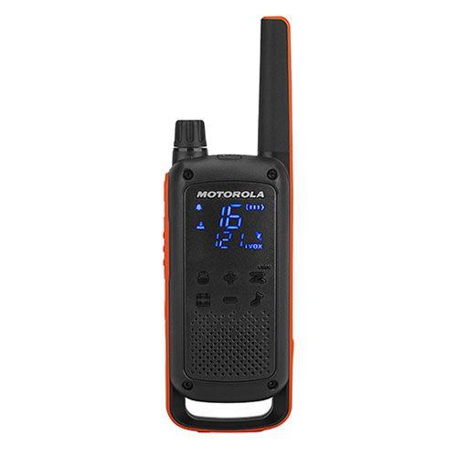 Motorola Talkabout T82 two-way radios 16 canales 446 - 446.2 MHz Negro, Naranja - Imagen 1
