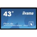 iiyama ProLite TF4339MSC-B1AG monitor pantalla táctil 109,2 cm (43") 1920 x 1080 Pixeles Multi-touch Multi-usuario Negro