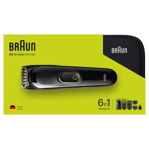 Braun Multigroomer 81703322 depiladora para la barba Negro, Verde - Imagen 1
