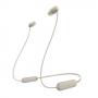 Sony WI-C100 Auriculares Inalámbrico Dentro de oído Llamadas/Música Bluetooth Beige - Imagen 1