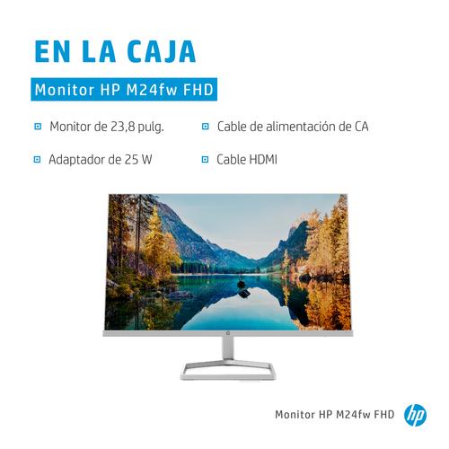 HP M24fw 60,5 cm (23.8") 1920 x 1080 Pixeles Full HD LED Plata - Imagen 1