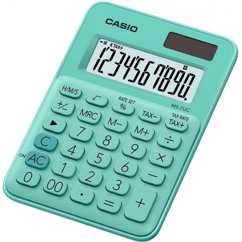 MS-7UC calculadora Escritorio Pantalla de calculadora Verde