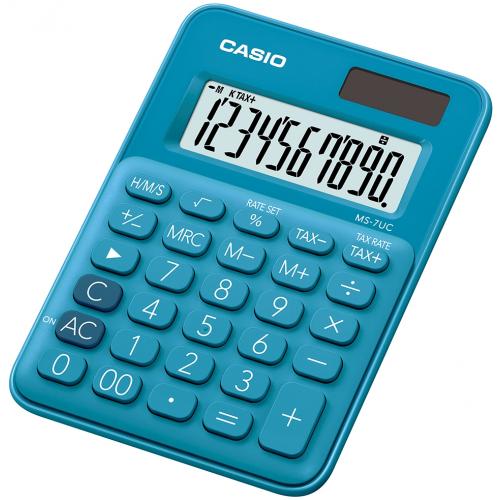 MS-7UC calculadora Escritorio Pantalla de calculadora Azul