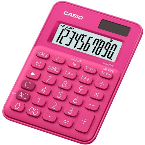 MS-7UC calculadora Escritorio Pantalla de calculadora Rojo