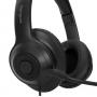 Targus AEH102GL auricular y casco Auriculares Alámbrico Diadema Llamadas/Música USB tipo A Negro