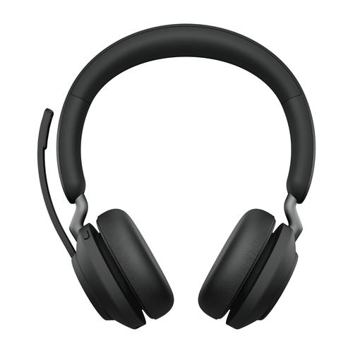 Jabra Evolve2 65, MS Stereo Auriculares Inalámbrico Diadema Oficina/Centro de llamadas USB Tipo C Bluetooth Negro