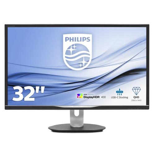 Philips P Line Monitor LCD con base USB-C 328P6AUBREB/00