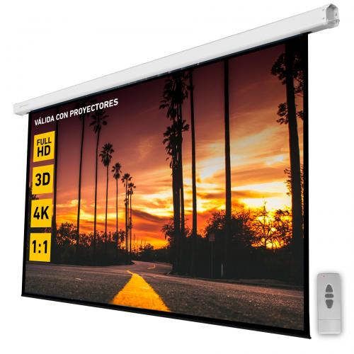 Pantalla electrica videoproyector pared y techo phoenix 100'' ratio 4:3 - 16:9 2m x 1.5 m posicion ajustable - carcasa blanca
