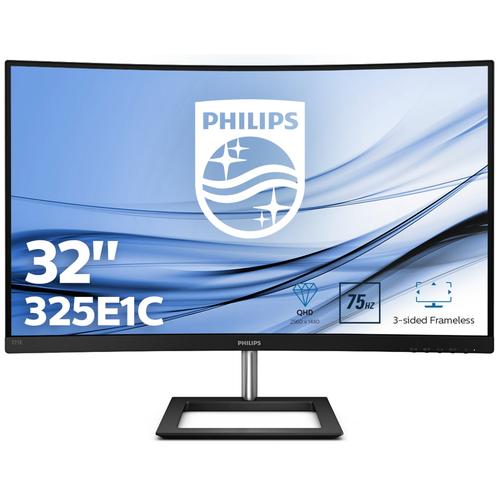 Philips E Line 325E1C/00 pantalla para PC 80 cm (31.5") 2560 x 1440 Pixeles Quad HD LCD Curva Negro