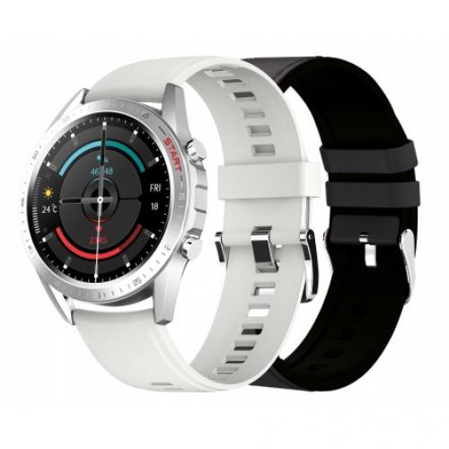 34157016 Relojes inteligentes y deportivos 2,54 cm (1") 26 mm Negro, Blanco