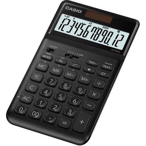 JW-200SC-BK calculadora Escritorio Calculadora básica Negro