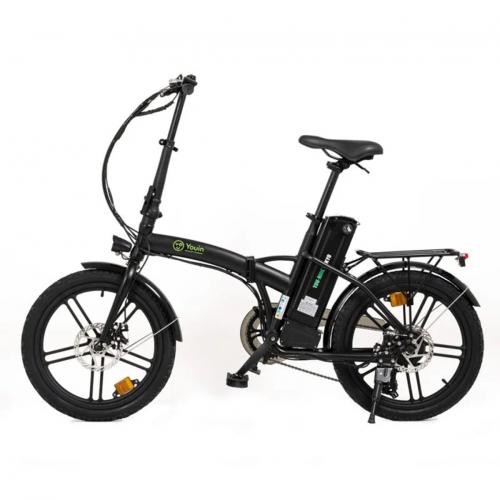 Bicicleta electrica youin tokyo bk1050 negro - motor 250w - rueda 20pulgadas
