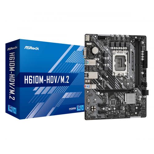 H610M-HDV/M.2 Intel H610 LGA 1700 micro ATX