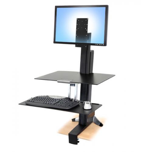 97-845 mueble y soporte para dispositivo multimedia Negro Carro para administración de tabletas