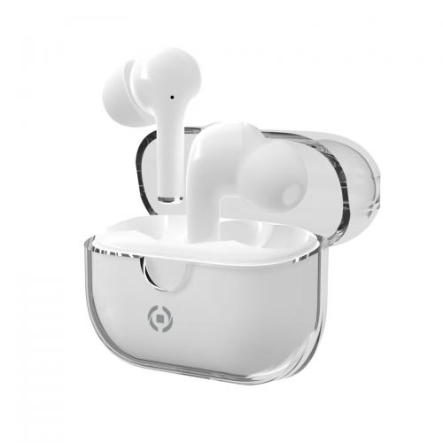 CLEAR Auriculares True Wireless Stereo (TWS) Dentro de oído Llamadas/Música USB Tipo C Bluetooth Blanco