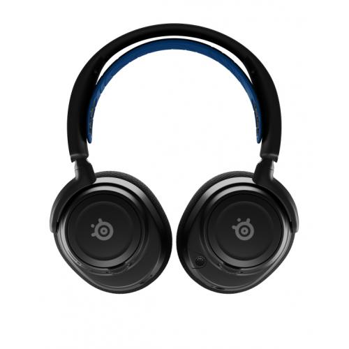 Arctis Nova 7P Auriculares Inalámbrico y alámbrico Diadema Juego USB Tipo C Bluetooth Negro, Azul