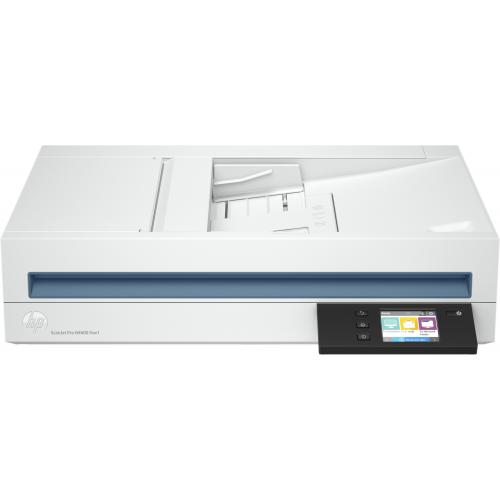 Scanjet Pro N4600 fnw1 Escáner de superficie plana y alimentador automático de documentos (ADF) 1200 x 1200 DPI A5 Blanco