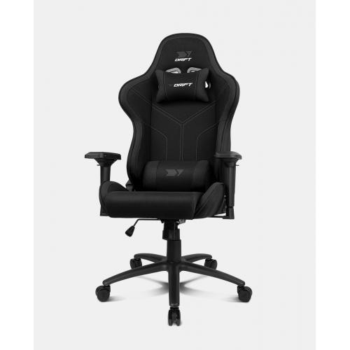 DR110BK silla para videojuegos Butaca para jugar Asiento acolchado Negro