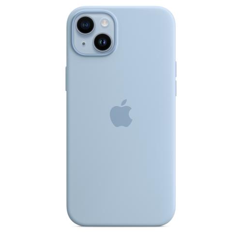 Funda de silicona con MagSafe para el iPhone 14 Plus - Azul celeste