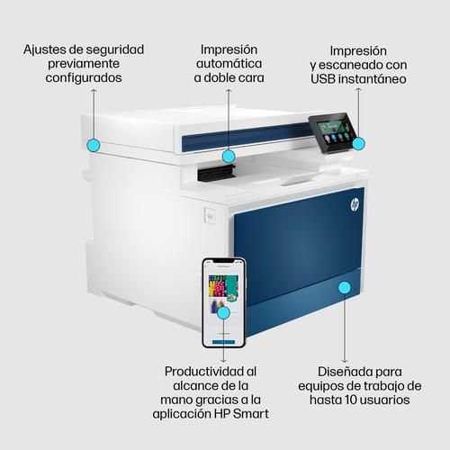 HP Color LaserJet Pro Impresora multifunción 4302fdn, Color, Impresora para Pequeñas y medianas empresas, Imprima, copie, escane