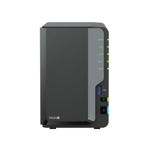 DiskStation DS224+ servidor de almacenamiento NAS Escritorio Ethernet Negro J4125