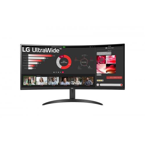 34WR50QC-B pantalla para PC 86,4 cm (34") 3440 x 1440 Pixeles UltraWide Quad HD LCD Negro