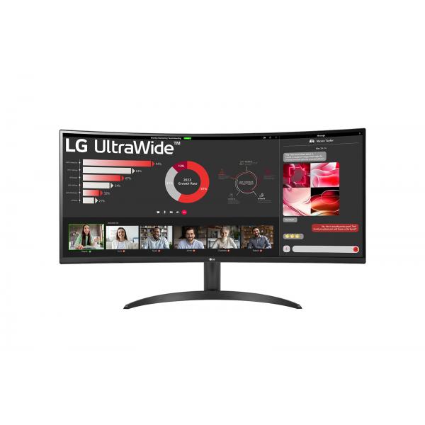 34WR50QC-B pantalla para PC 86,4 cm (34") 3440 x 1440 Pixeles UltraWide Quad HD LCD Negro