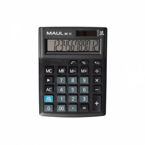 MC 12 calculadora Bolsillo Pantalla de calculadora Negro