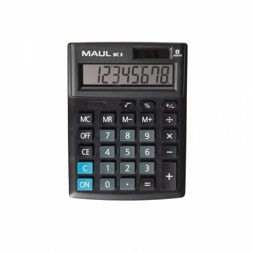 MC 8 calculadora Bolsillo Pantalla de calculadora Negro
